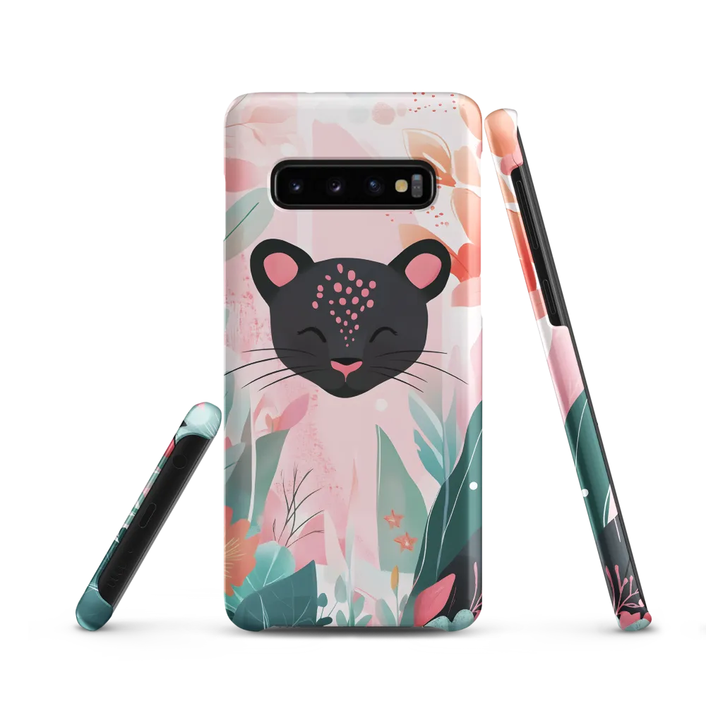 Whimsical Panther in Bloom