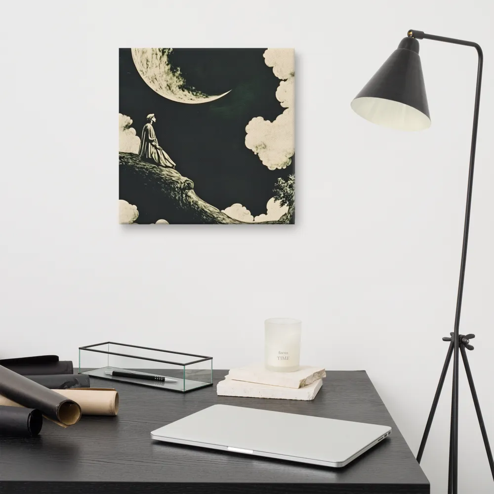 Whispers of the Moon | Canvas | 16″×16″