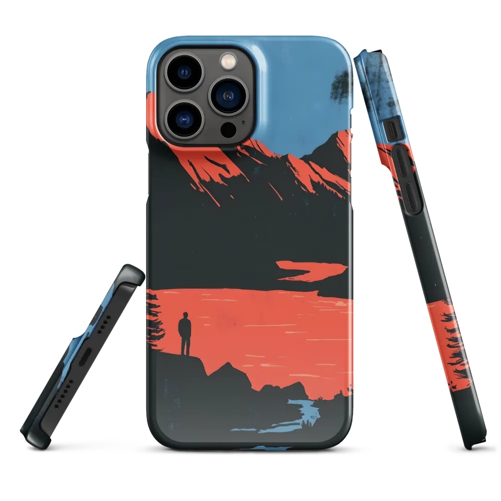 Serenity in Contrast | Phone Case |  13 Pro Max | Snap Case | Glossy