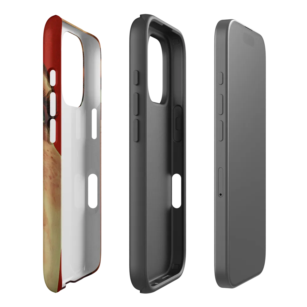 Red Intensity: A Portrait of Elegance
