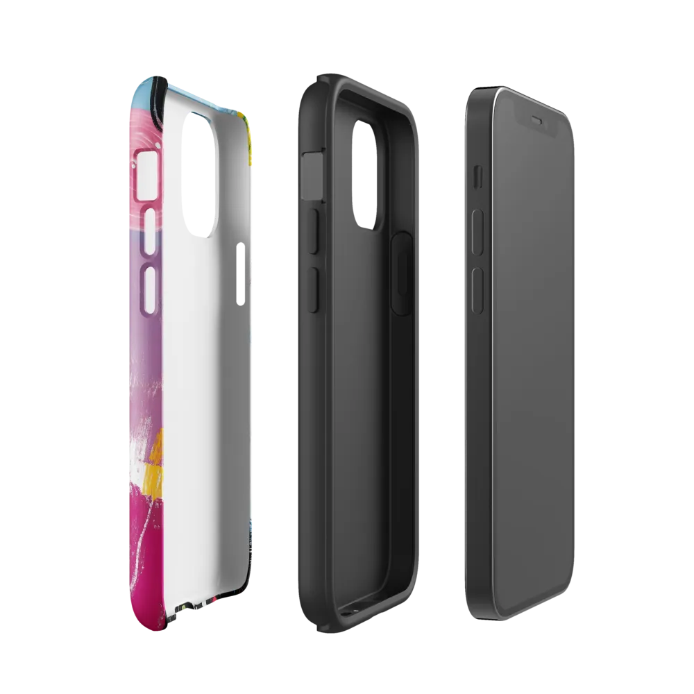 Vibrant Portrait of Youth | Phone Case |  12 mini | Tough Case | Glossy