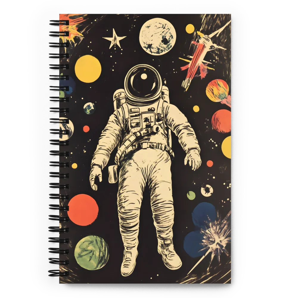 Cosmic Journey: An Astronaut's Perspective | Spiral Notebook