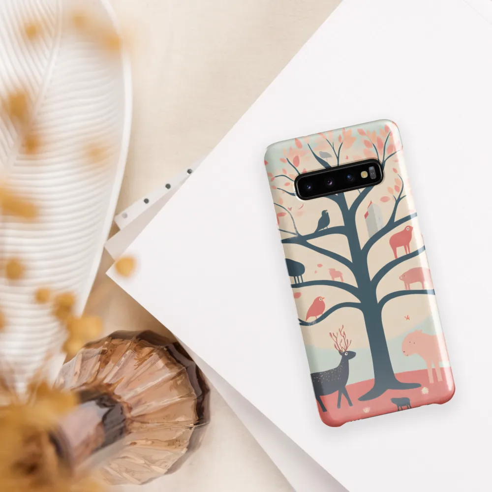 Whimsical Tree with Playful Creatures