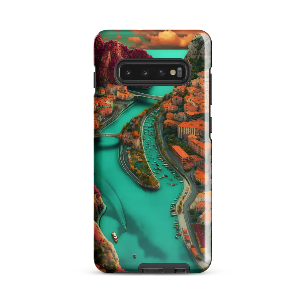 Harmonies of Color: A Surreal Landscape | Phone Case |  S10 Plus | Tough Case | Glossy