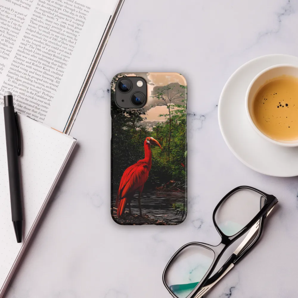 Enigmatic Elegance: The Scarlet Observer