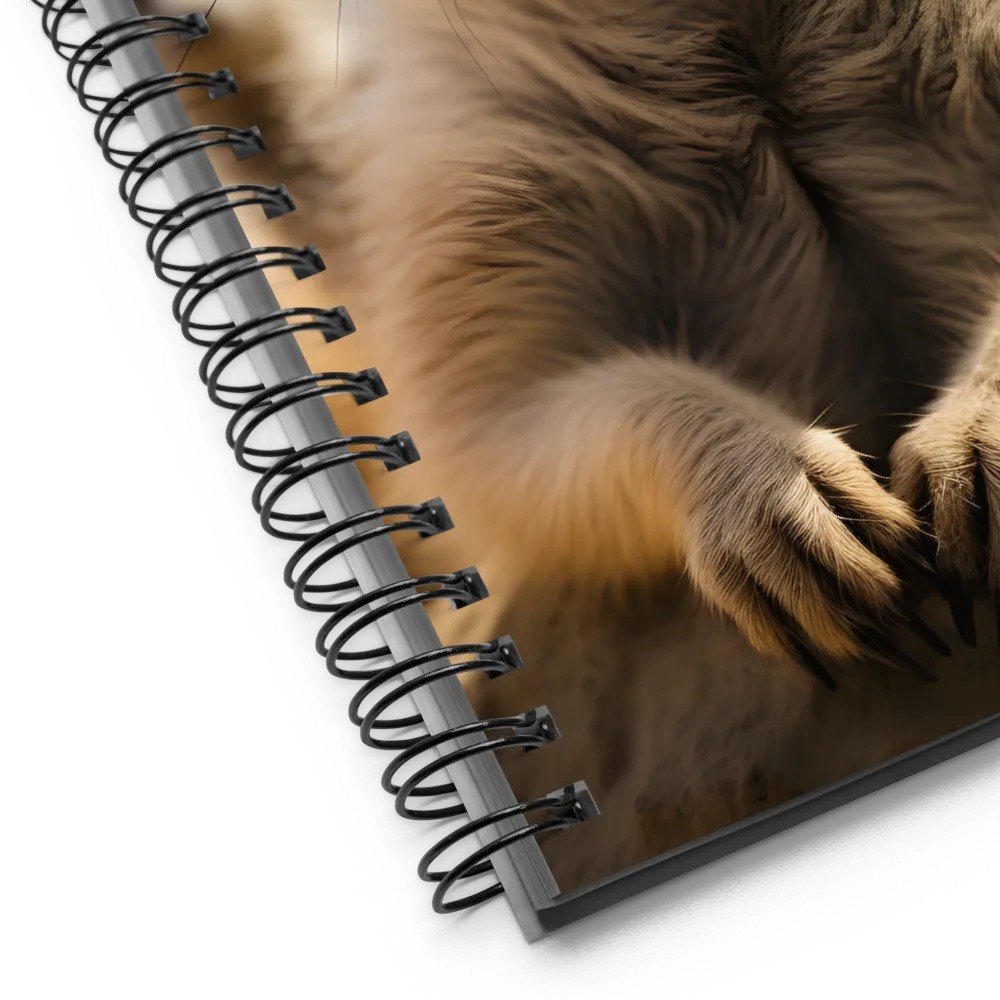 Curious Stance: The Meerkat's Gaze | Spiral Notebook