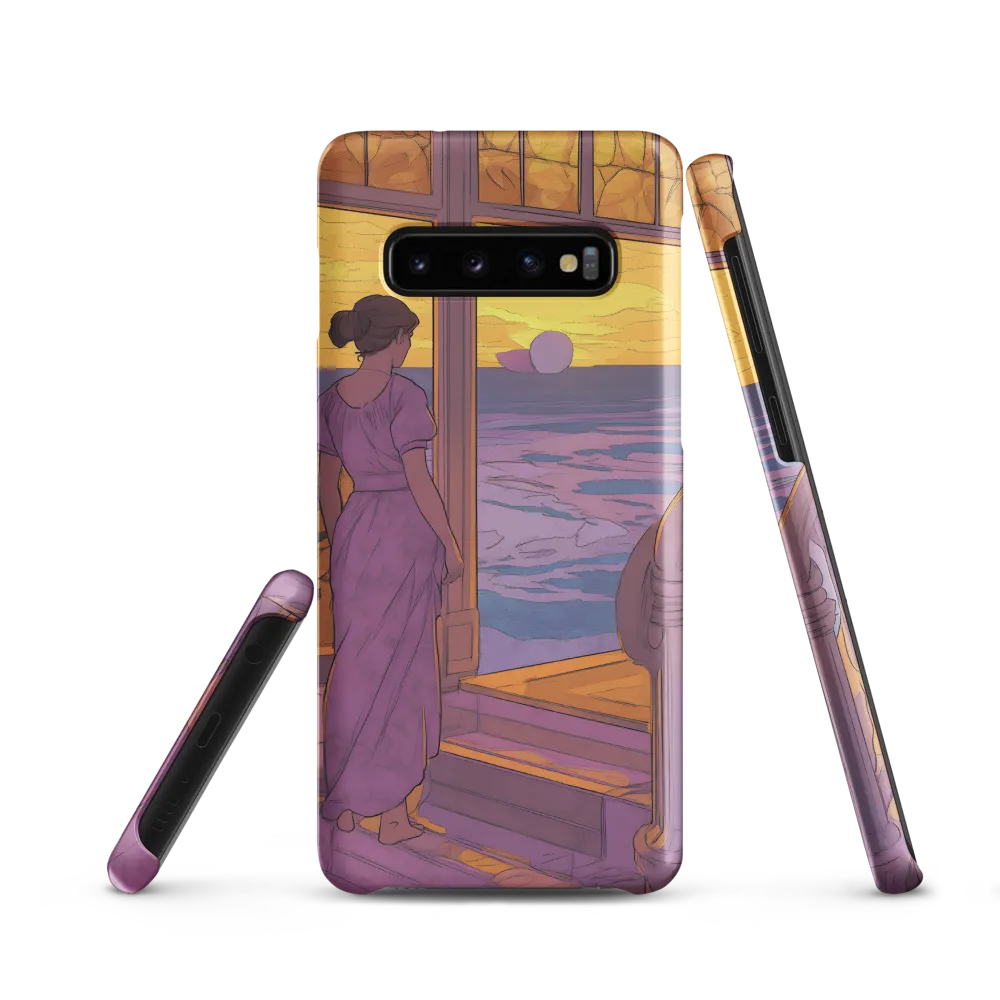 Whispers of the Sunset | Phone Case |  S10 | Snap Case | Matte