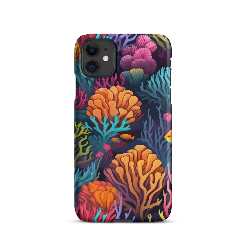 Underwater Harmony: A Coral Reef Wonderland | Phone Case |  11 | Snap Case | Matte