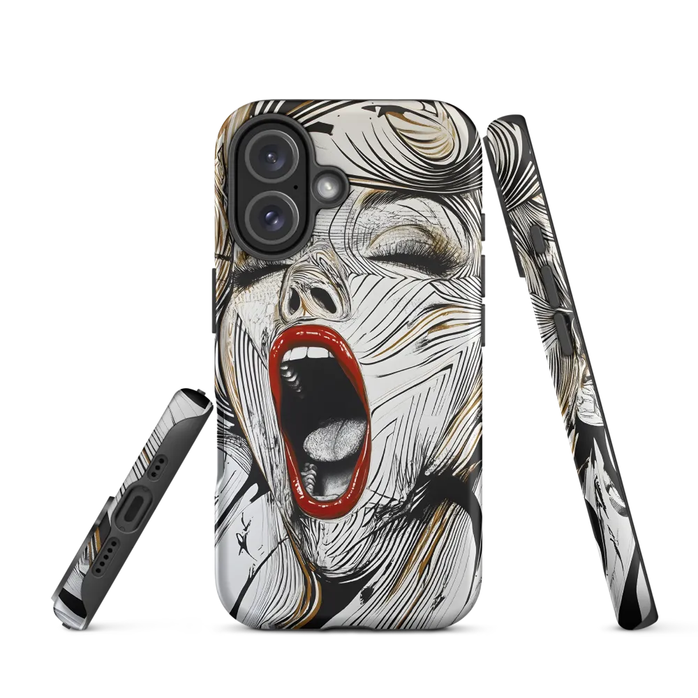 The anguished scream | Phone Case