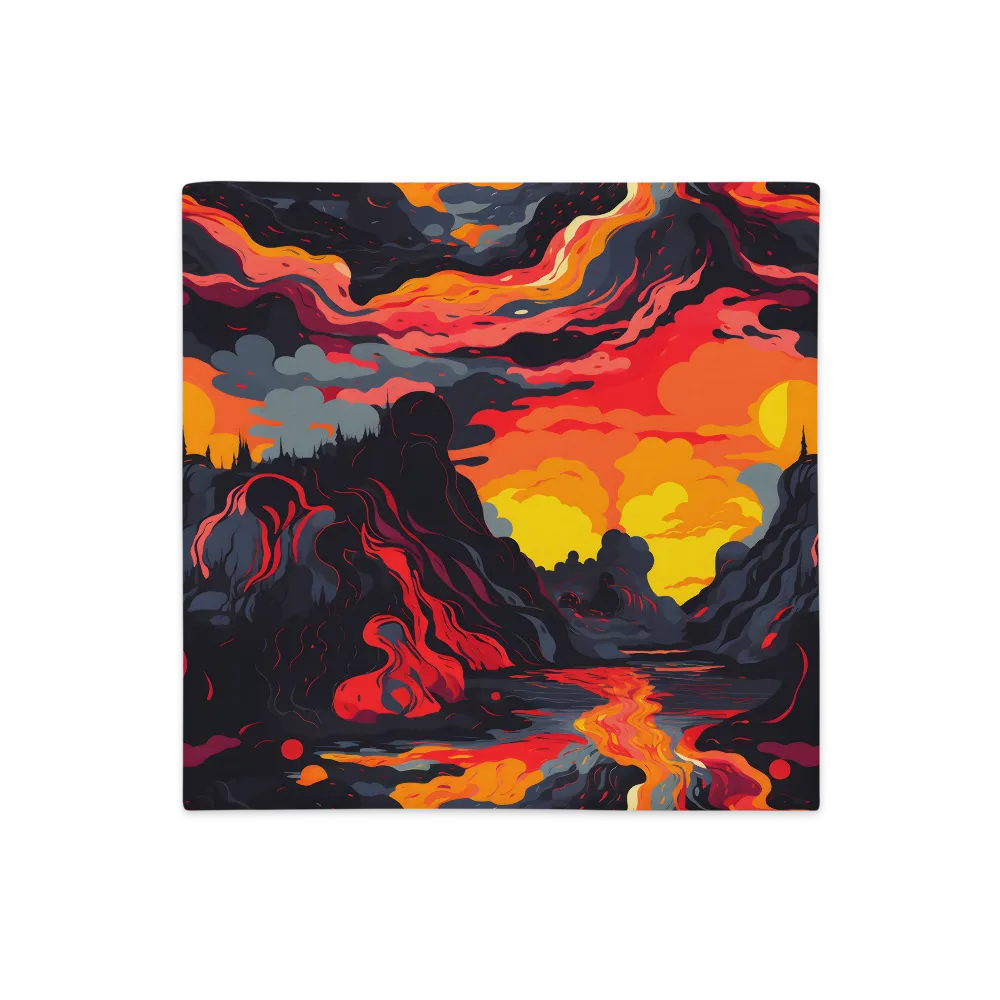 Eruption of Colors | Pillow Case | 18″×18″