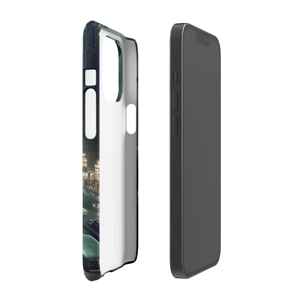 Mysterious Encounters in a Neon City | Phone Case |  13 Pro | Snap Case | Matte
