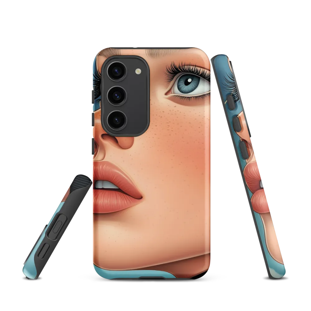 Serenity in Blue | Phone Case |  S23 | Tough Case | Matte