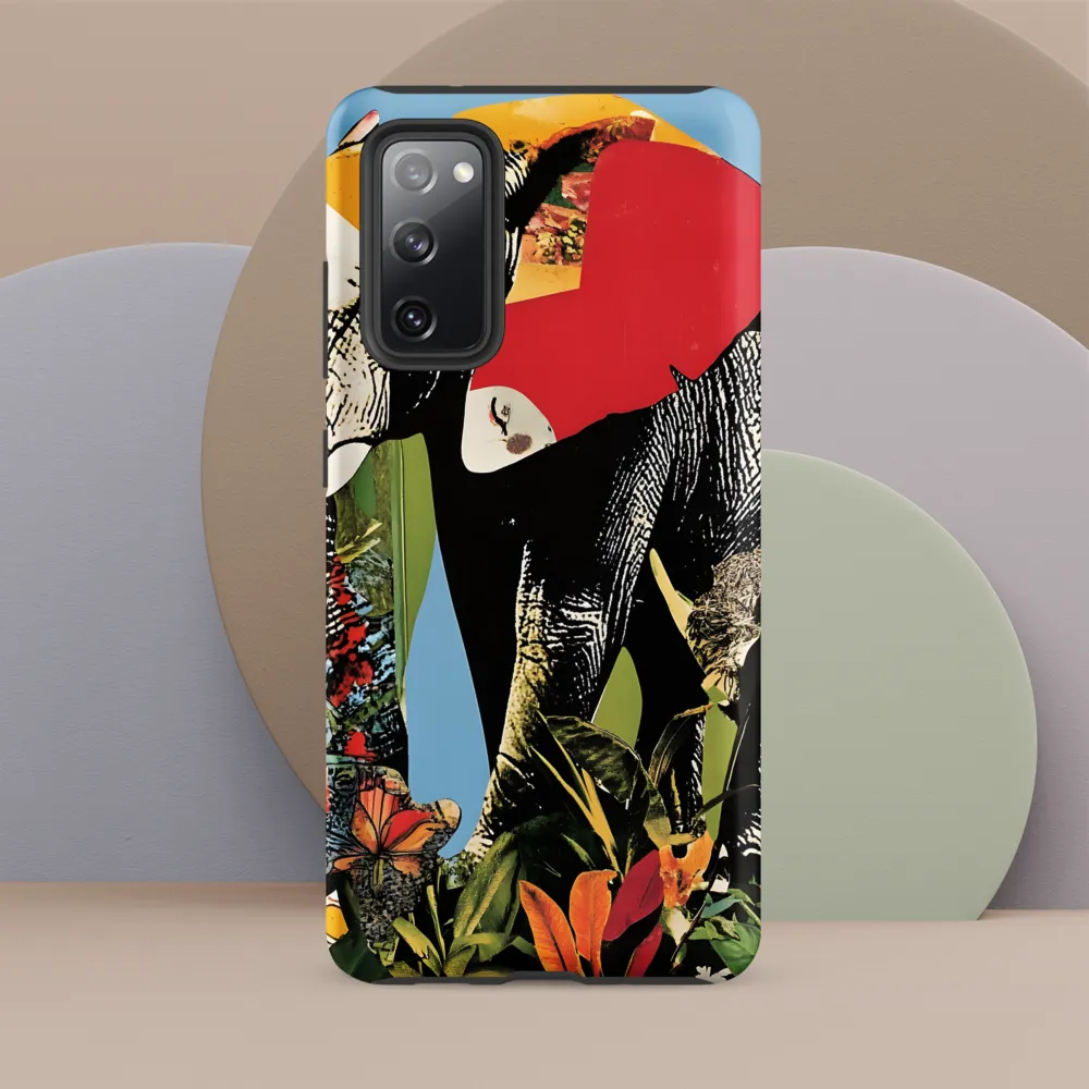 Harmony of Nature: The Elephant's Embrace | Phone Case |  S20 FE | Tough Case | Matte