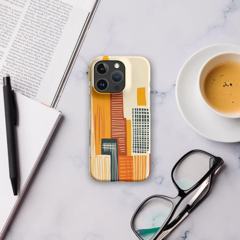 Urban Melodies: A Modern Cityscape | Phone Case |  16 Pro | Snap Case | Matte