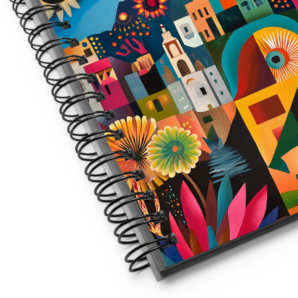 Whimsical Vibrance | Spiral Notebook