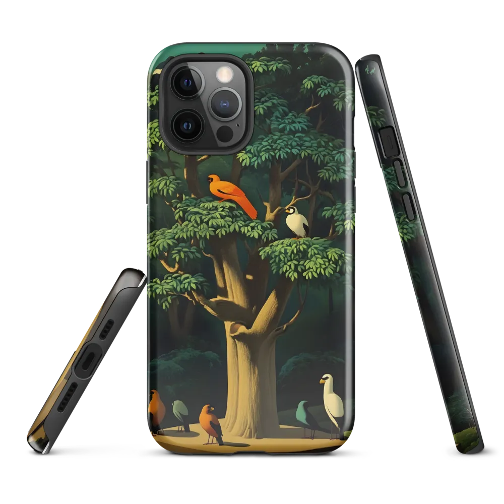 Harmony in Color: A Surreal Bird Symphony