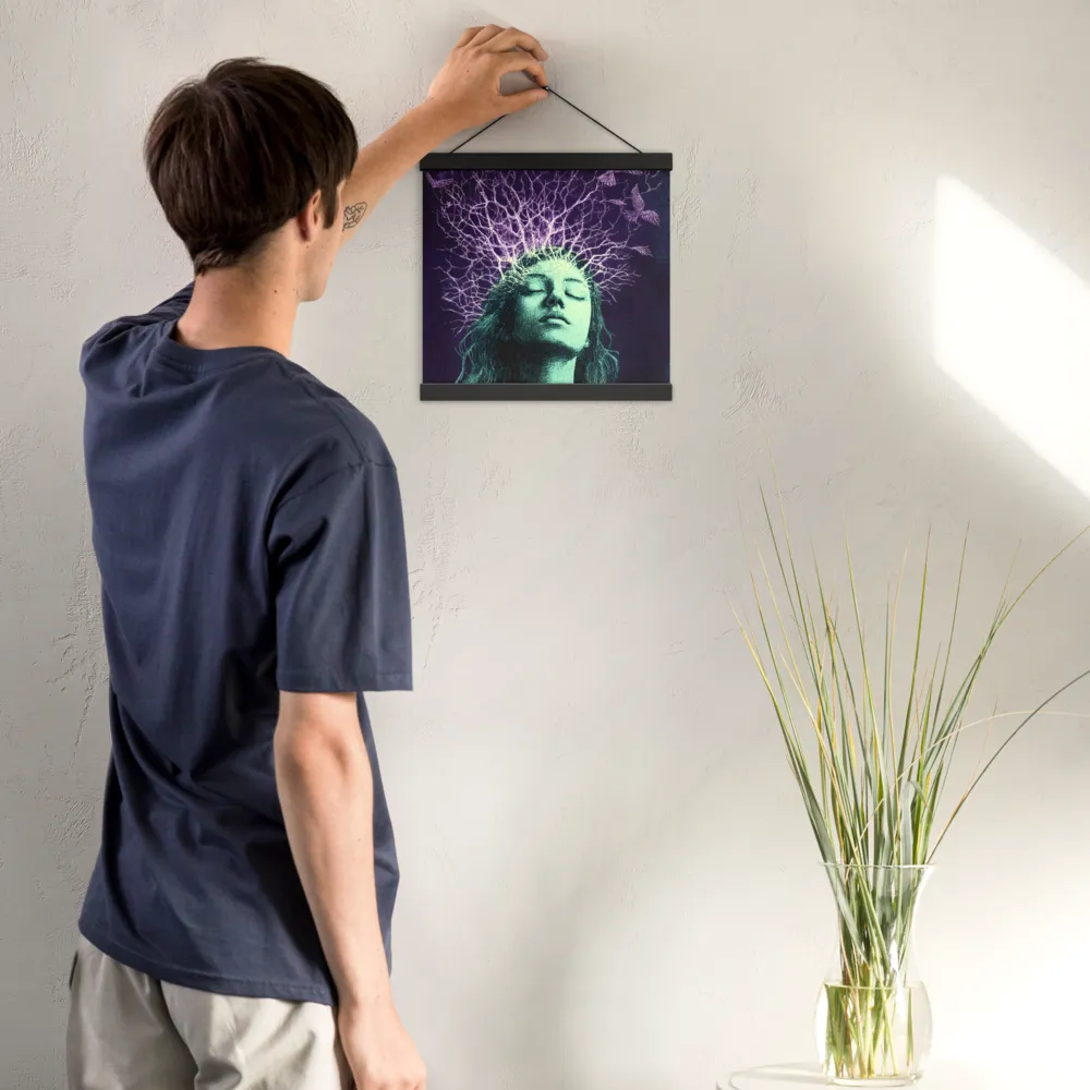 Whispers of Freedom | Poster With Black Wood Hanger | 12″×12″