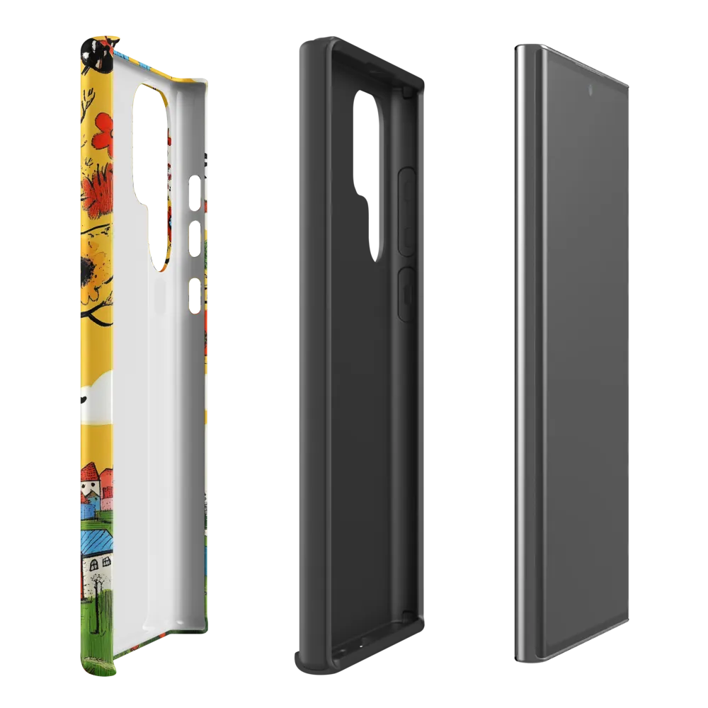 Whimsical Blooms of Life | Phone Case |  S22 Ultra | Tough Case | Matte