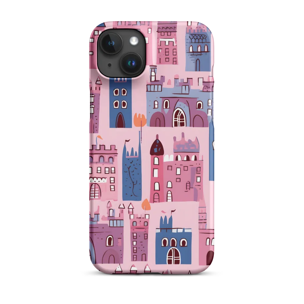 Whimsical Castles: A Playful Tapestry | Phone Case |  15 Plus | Snap Case | Matte