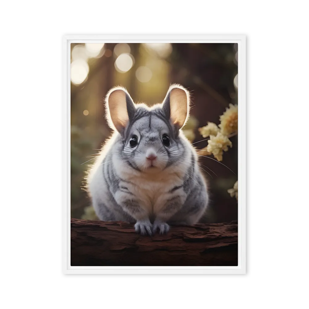 Curious Chinchilla in the Forest