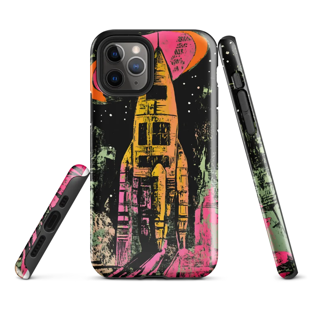 Cosmic Voyage: A Surreal Rocket Adventure