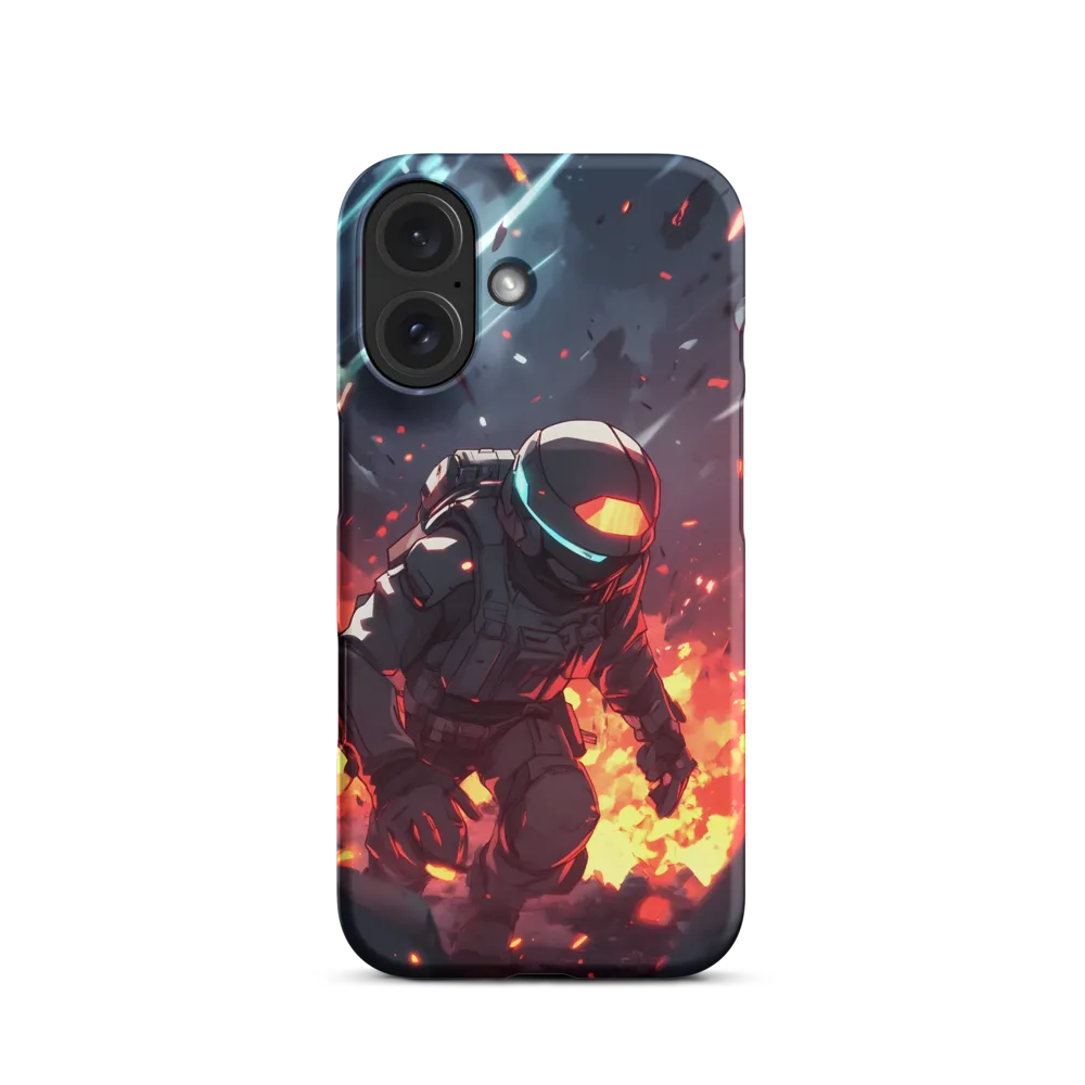 Astronaut Amidst Chaos | Phone Case |  16 | Snap Case | Matte