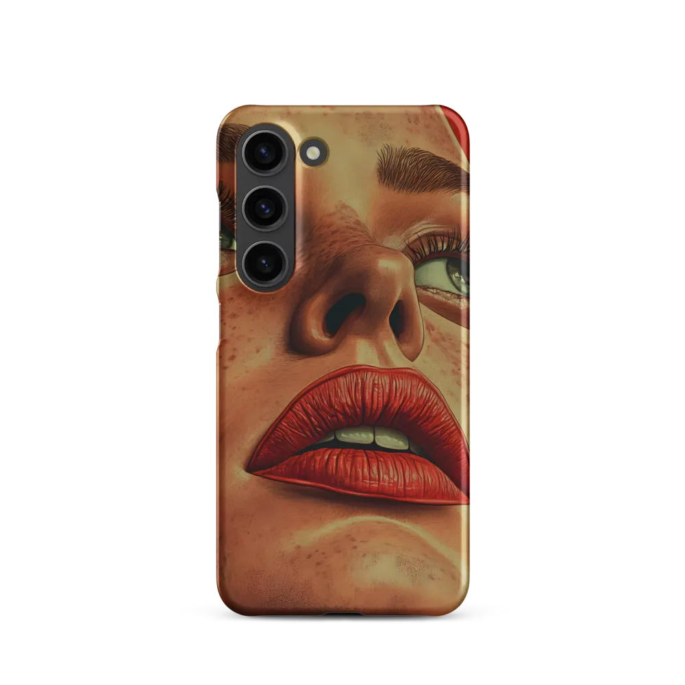 Red Intensity: A Portrait of Elegance