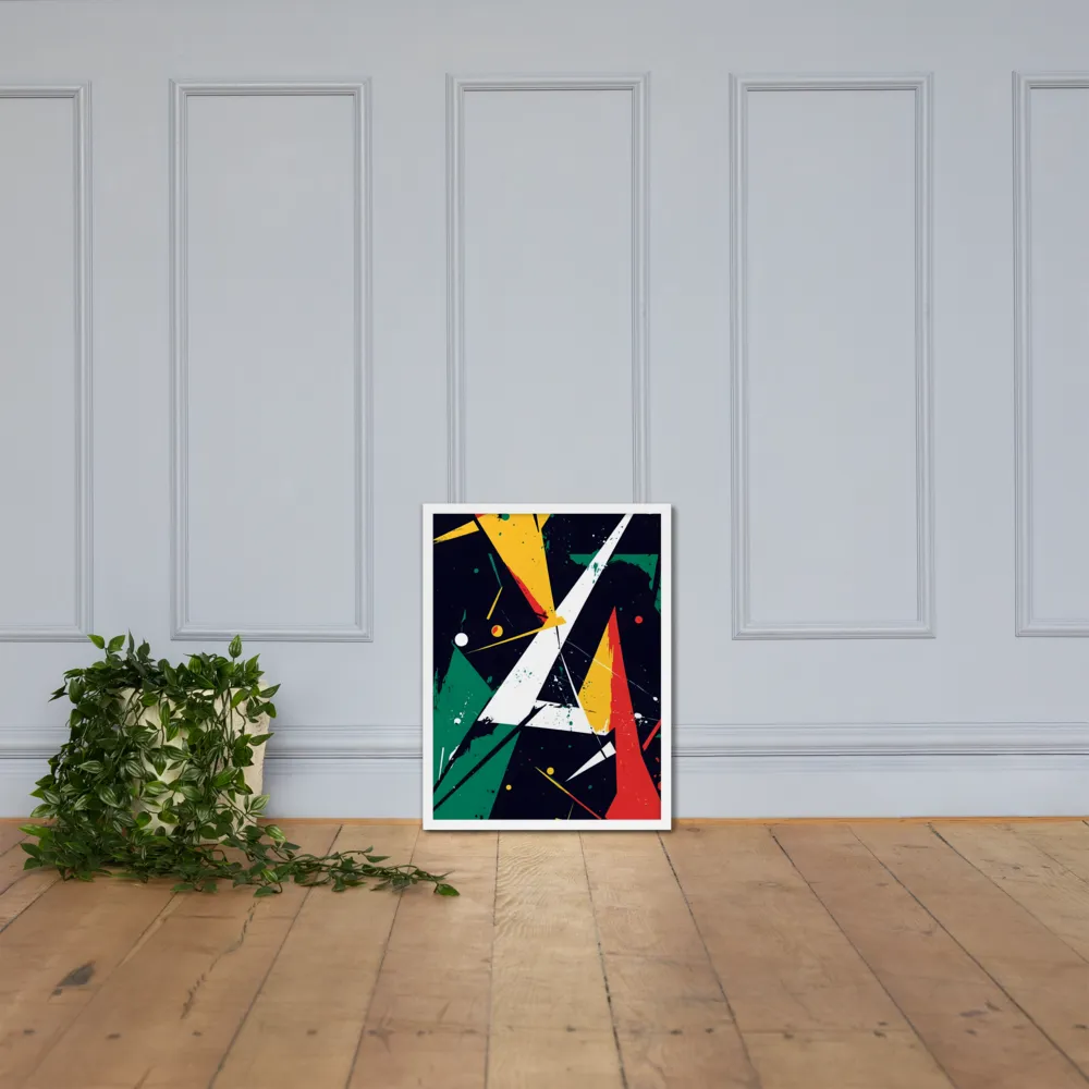 Dynamic Geometries | Poster with White Frame | 18″×24″