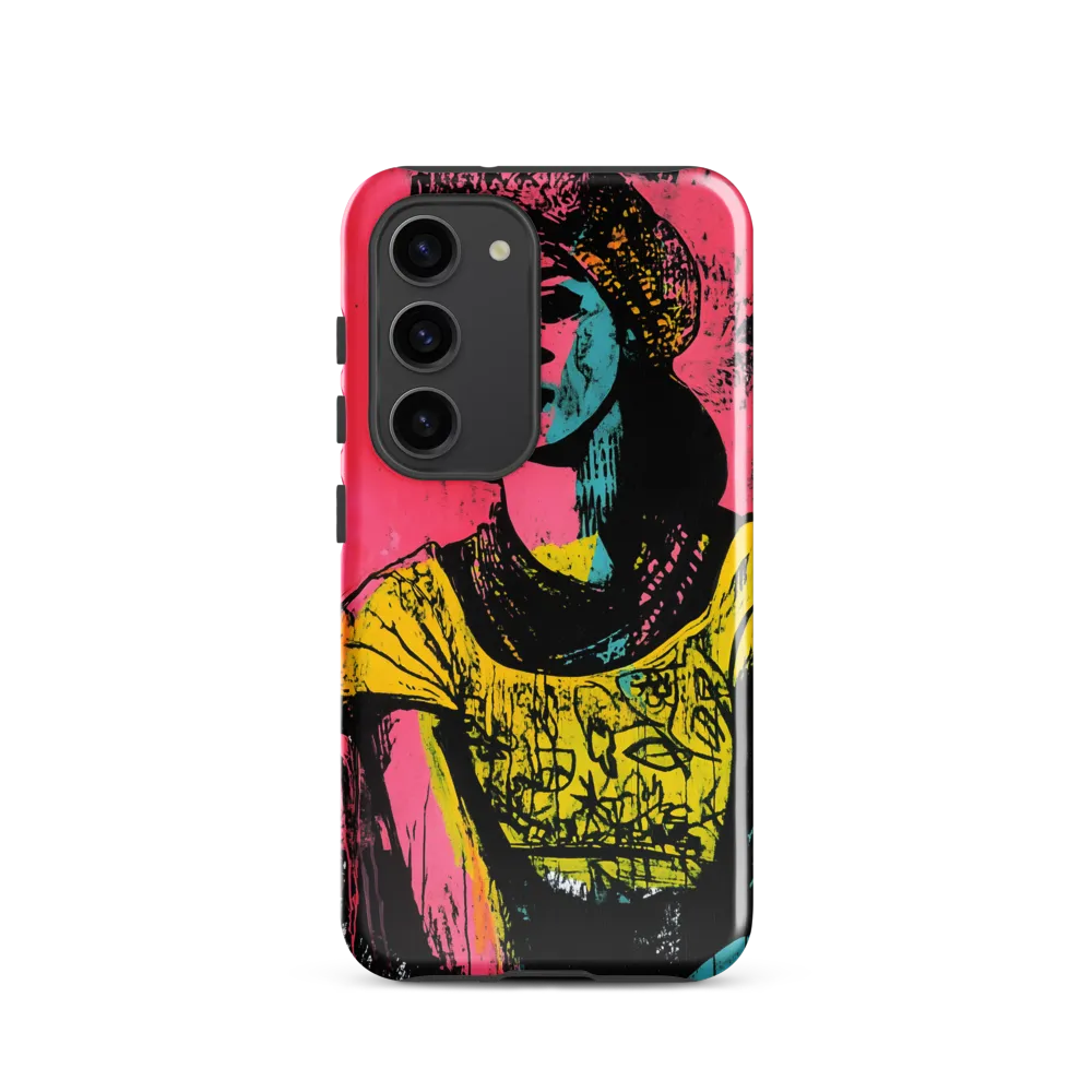 Urban Elegance: A Graffiti Portrait