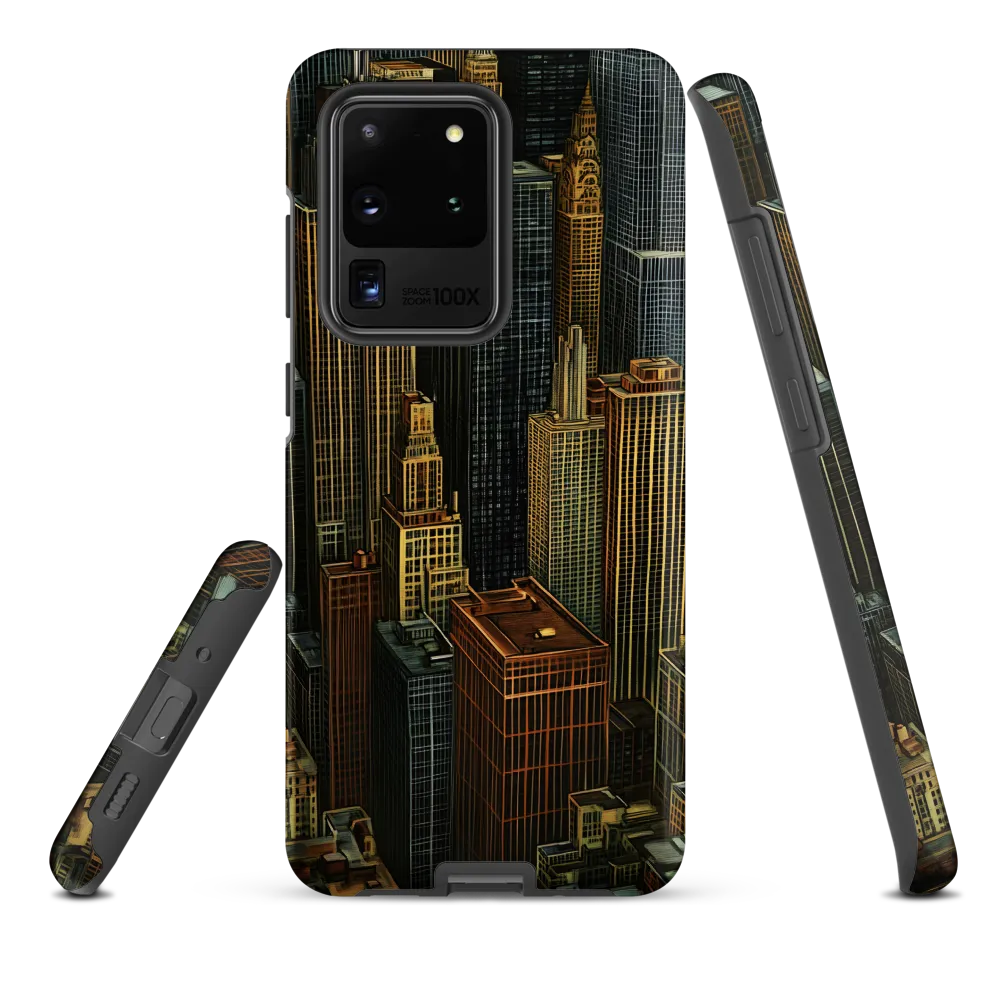 Urban Elegance: A Golden Cityscape