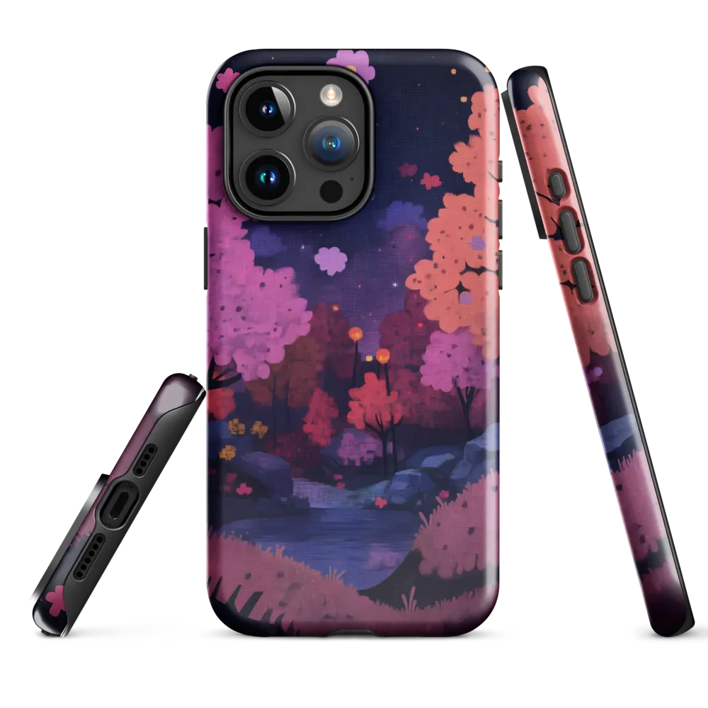Whispers of Spring: A Serene Landscape | Phone Case |  15 Pro Max | Tough Case | Glossy