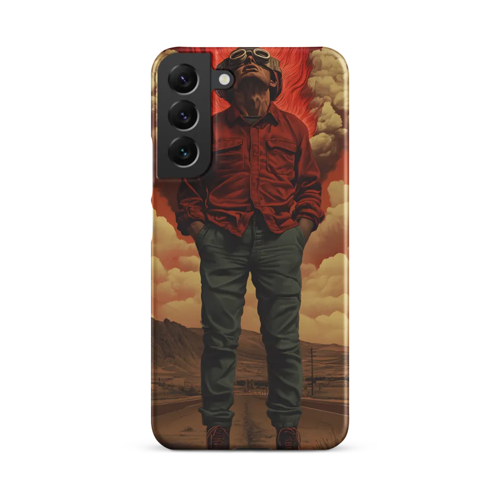 Defiant Spirit in a Surreal Landscape | Phone Case |  S22 Plus | Snap Case | Matte