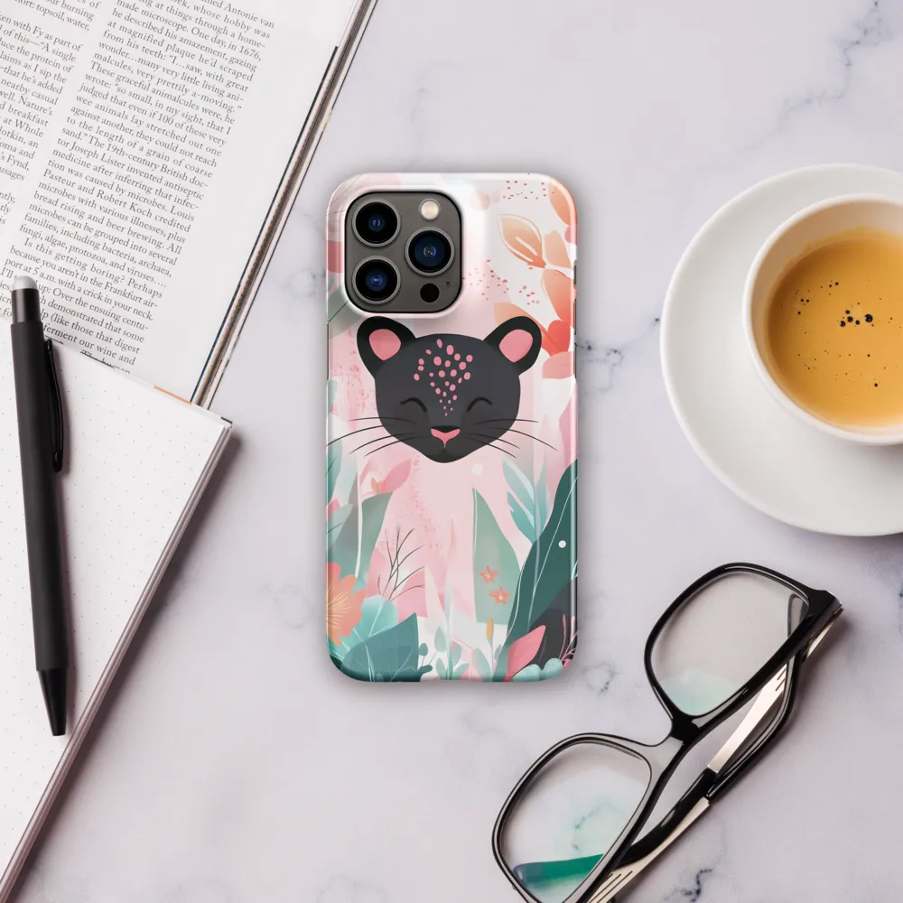 Whimsical Panther in Bloom