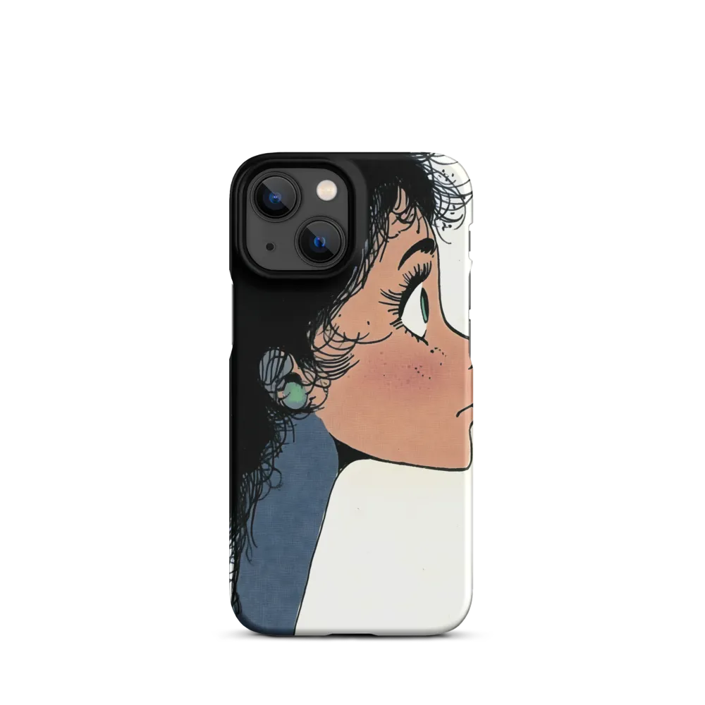 Whispers of Contemplation | Phone Case |  13 Mini | Snap Case | Matte