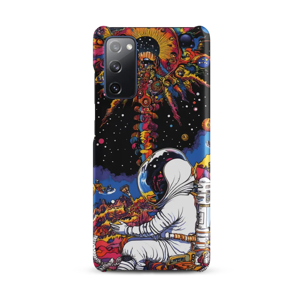 Cosmic Wonder: An Astronaut's Journey Through Color | Phone Case |  S20 FE | Snap Case | Matte
