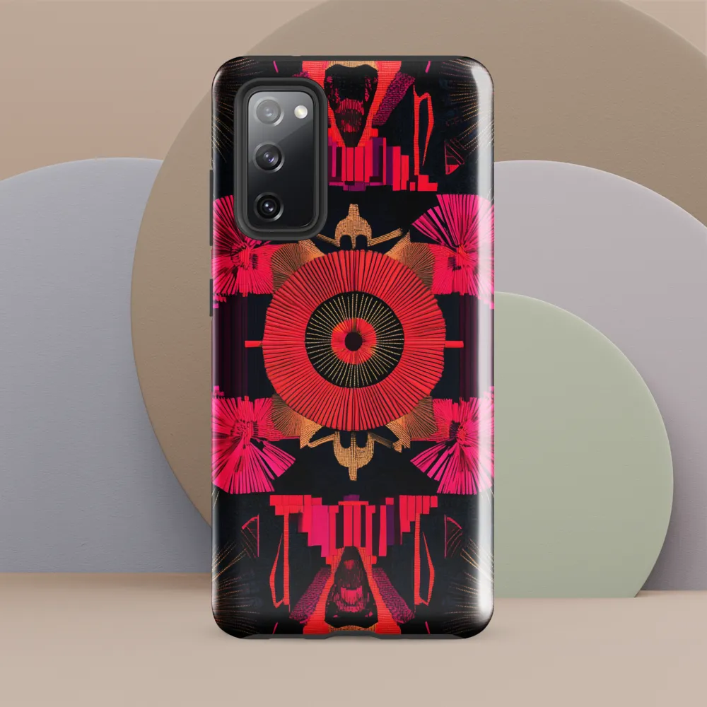 Dynamic Geometric Symphony | Phone Case |  S20 FE | Tough Case | Glossy