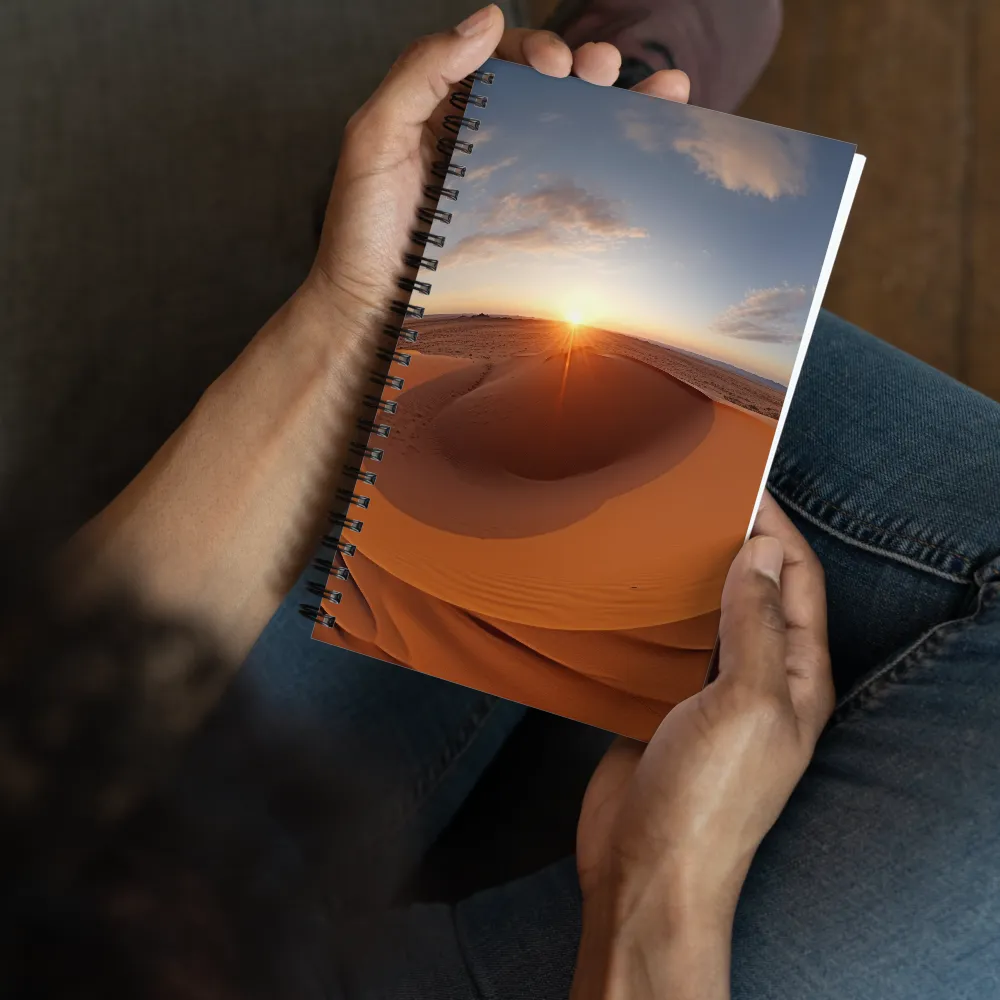 Serenity in Sand | Spiral Notebook