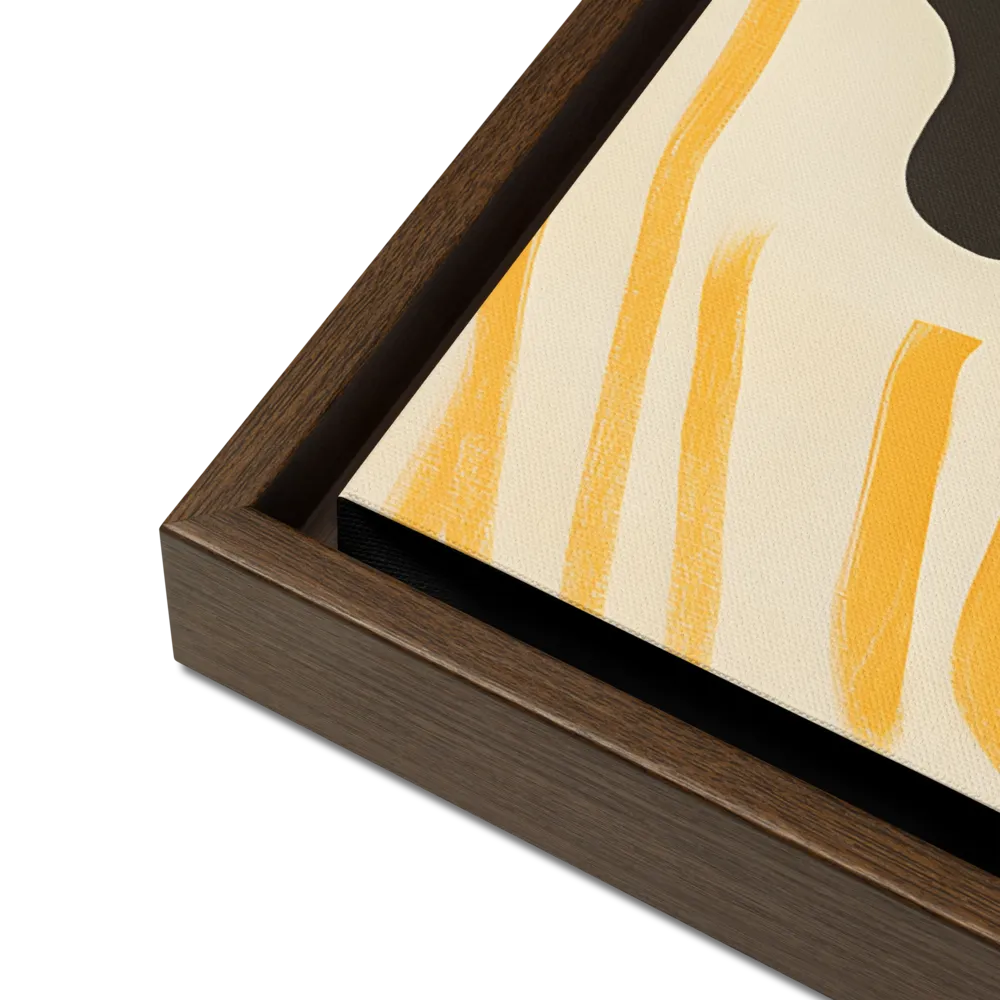 Connection to Serenity | Canvas with Brown Frame | 18″×24″