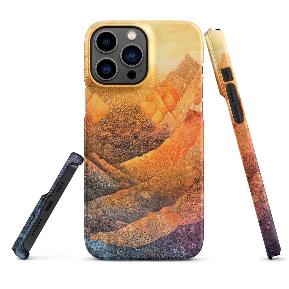 Serene Peaks of Color