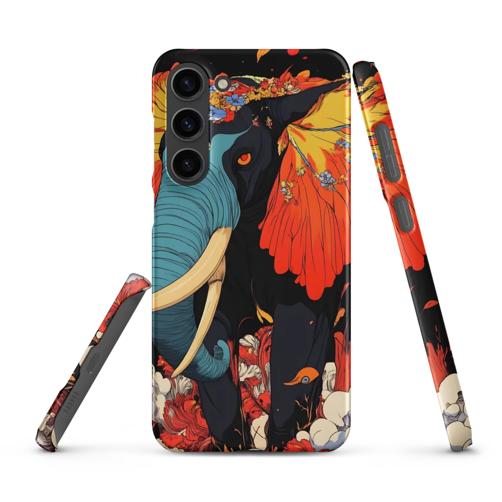 Majesty of the Floral Elephant | Phone Case |  S23 Plus | Snap Case | Matte