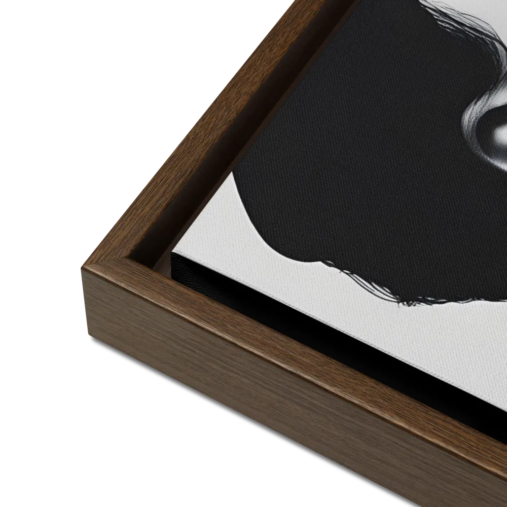 Entwined Identity | Canvas with Brown Frame | 18″×24″