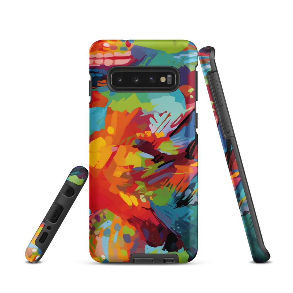 Colorful Lizard: An Abstract Adventure | Phone Case |  S10 | Tough Case | Matte