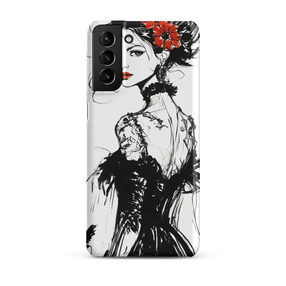 Elegance in Black and Red