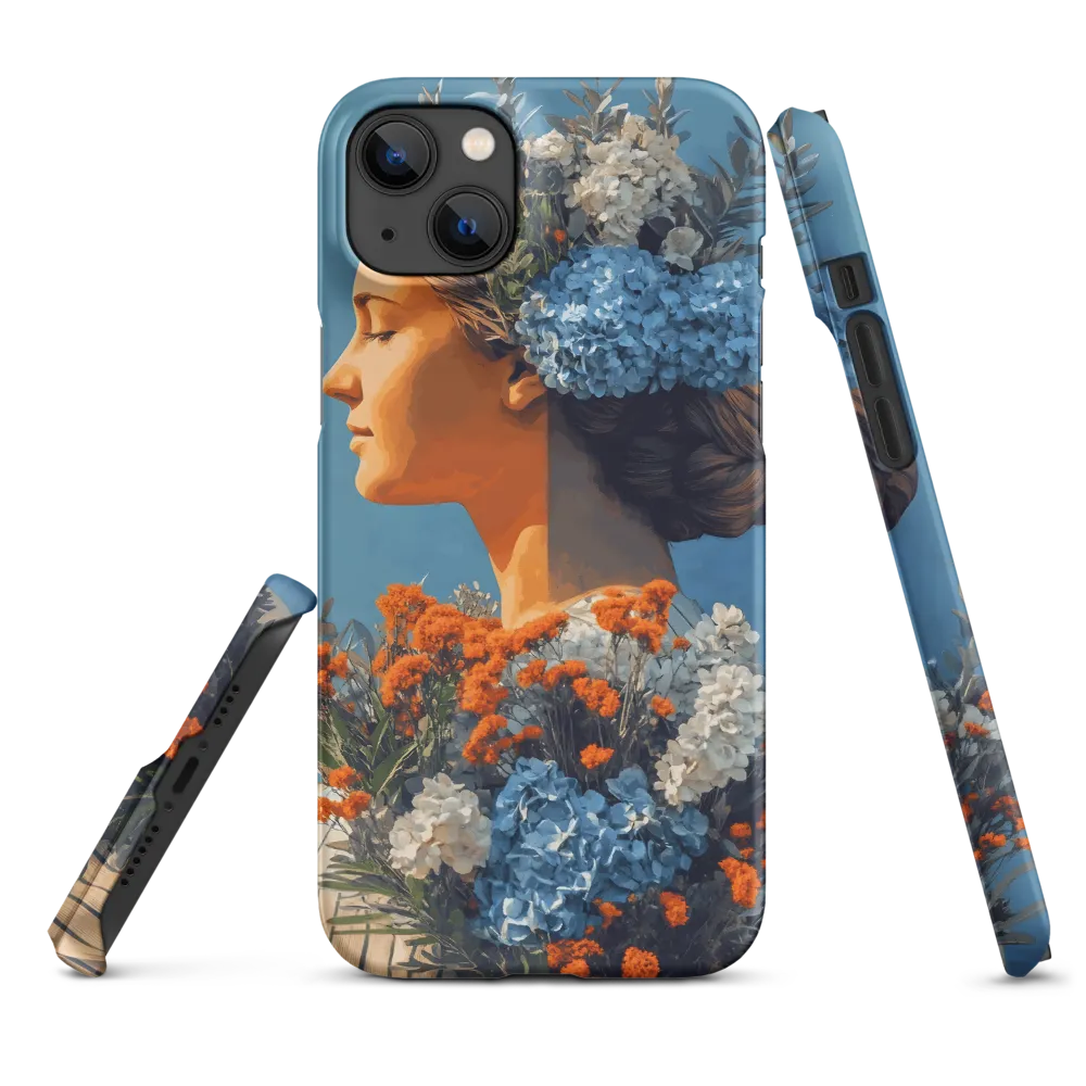 Floral Reverie: A Portrait of Serenity