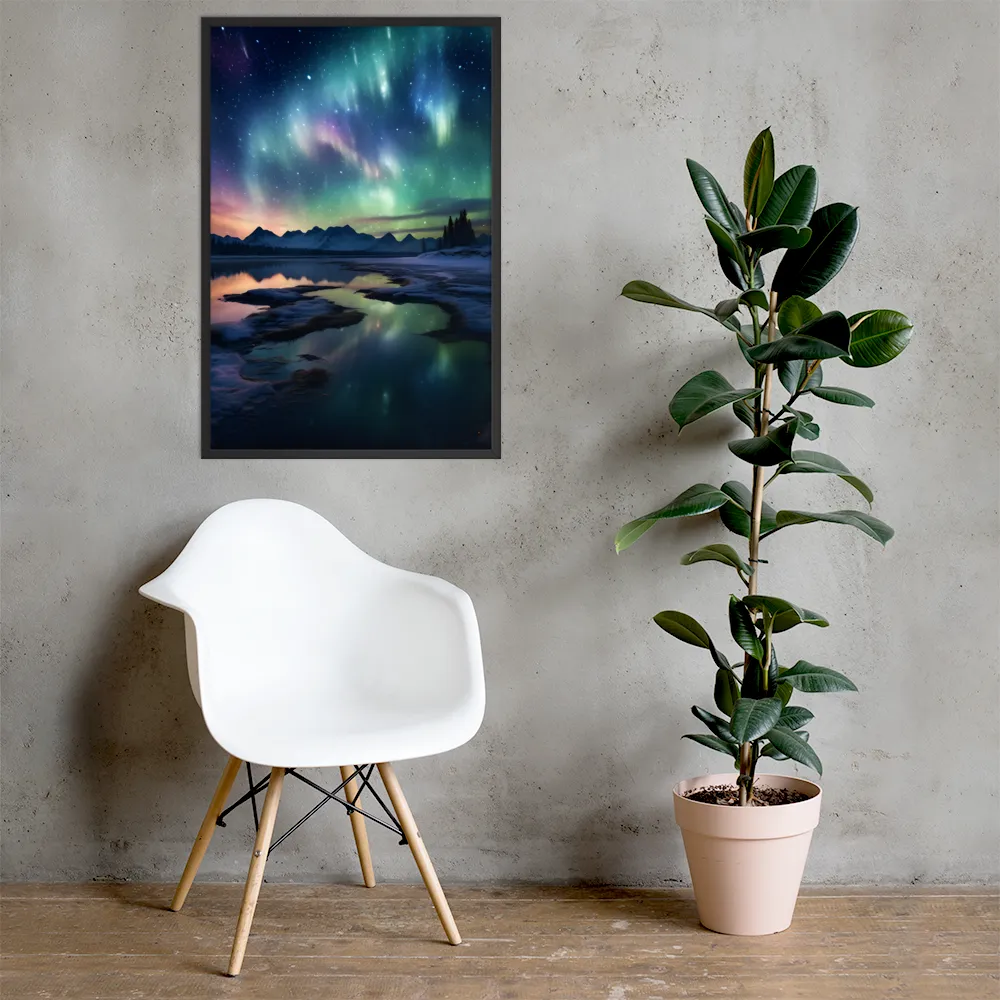 Ethereal Aurora: A Night Under the Stars