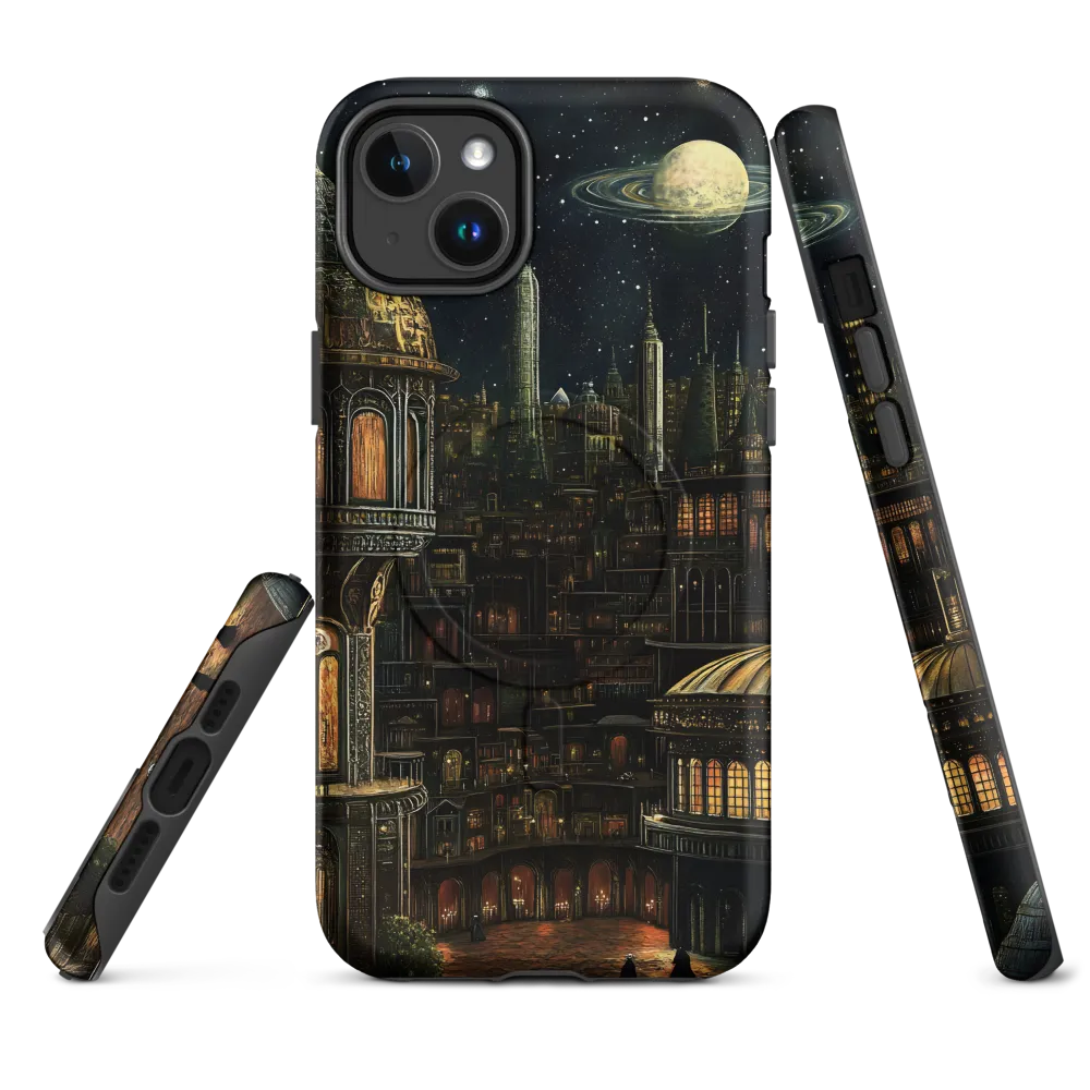 Celestial Enigma: A Surreal Cityscape
