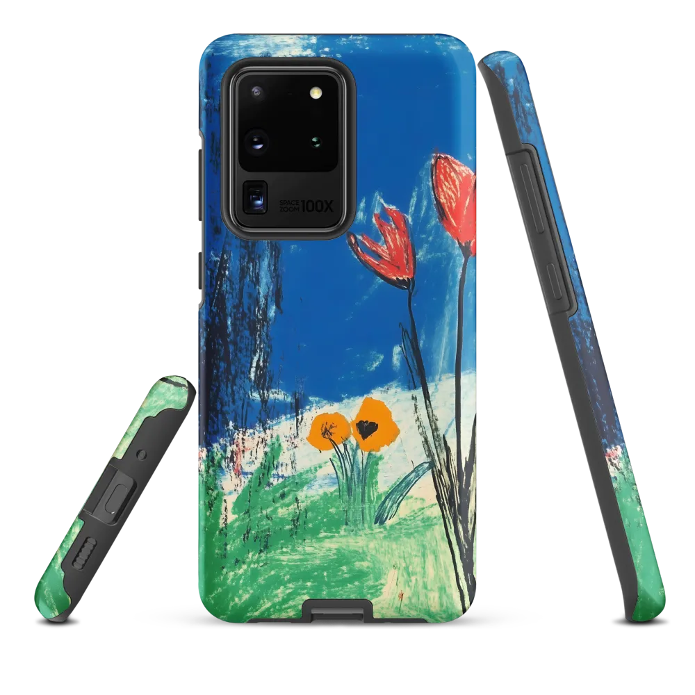 Joyful Blossoms in Blue