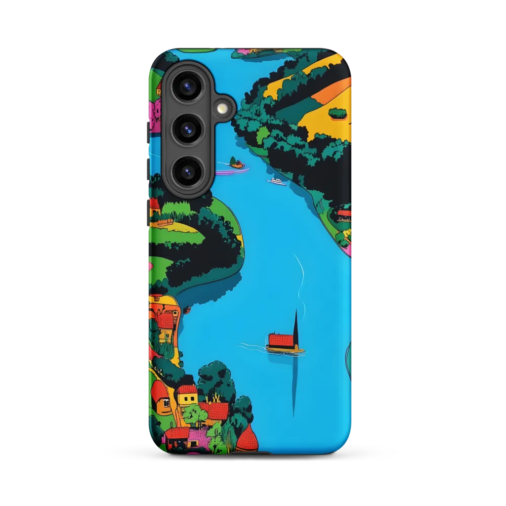 Whimsical River Landscape