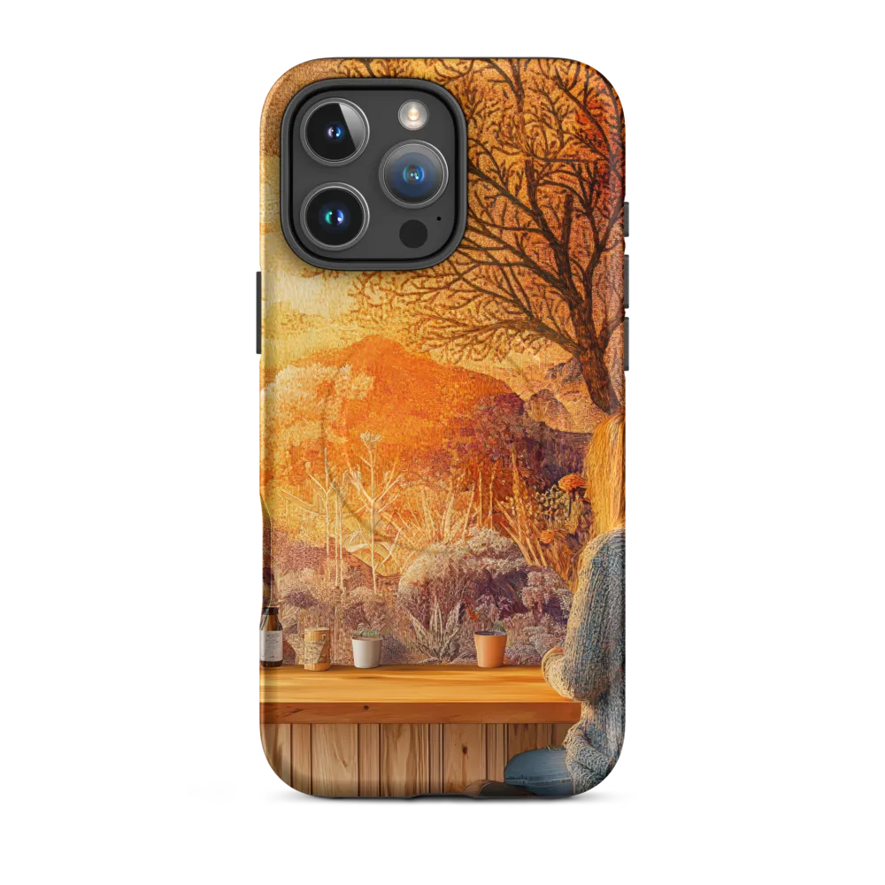 Whispers of a Golden Sunset | Phone Case |  16 Pro Max | MagSafe® Tough Case | Matte