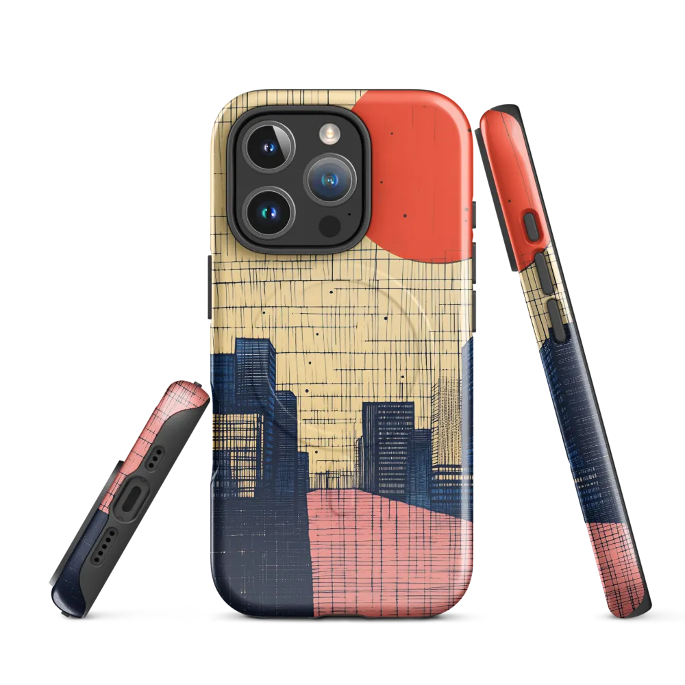Urban Echoes: A Minimalist Cityscape